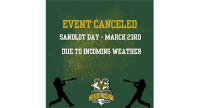 Sandlot Day Cancellation